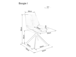 Sukamoji kėdė BOOGIE I
