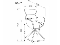 Sukamoji kėdė K-571