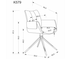 Sukamoji kėdė K-579