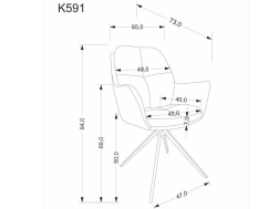 Sukamoji kėdė K-591