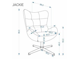 Sukamas fotelis JACKIE