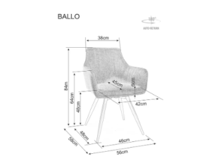 Sukamoji kėdė BALLO BREGO
