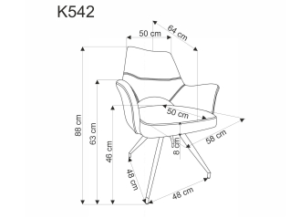 Sukamoji kėdė K-542