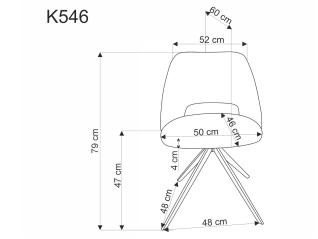 Sukamoji kėdė K-546