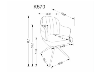Sukamoji kėdė K-570