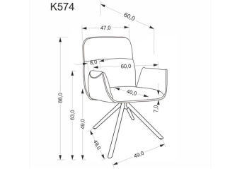 Sukamoji kėdė K-574