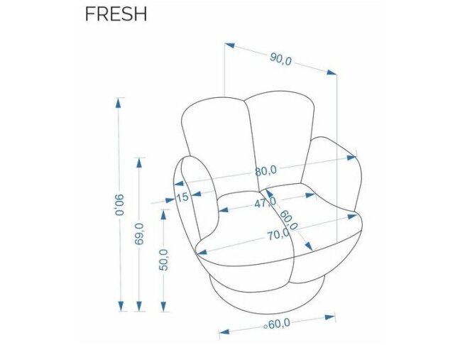 Sukamas fotelis FRESH 2