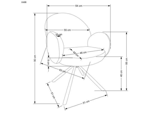Sukamoji kėdė K-498 11