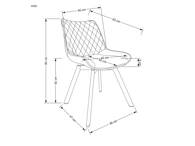 Sukamoji kėdė K-520 11