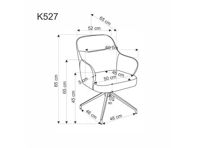 Sukamoji kėdė K-527 14