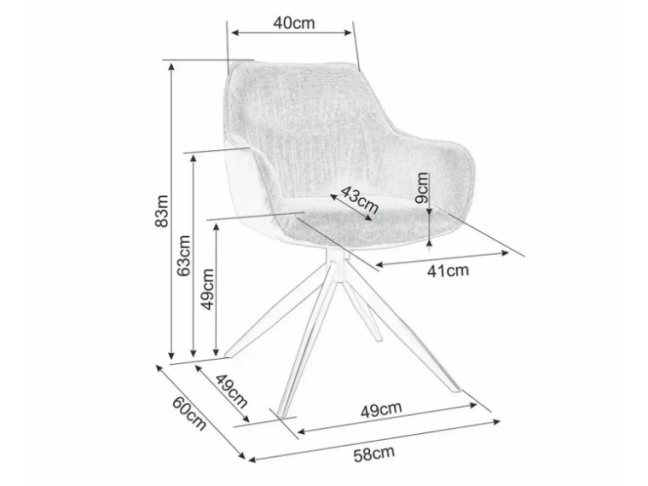 Sukamoji kėdė SEMPRE BREGO 5 Sukamoji kėdė SEMPRE BREGO 5