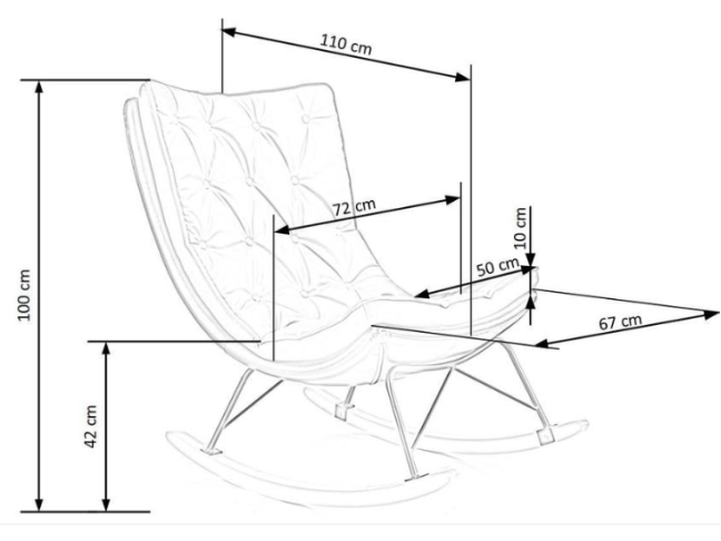 Supamas krėslas INDIGO 10 Supamas krėslas INDIGO 10