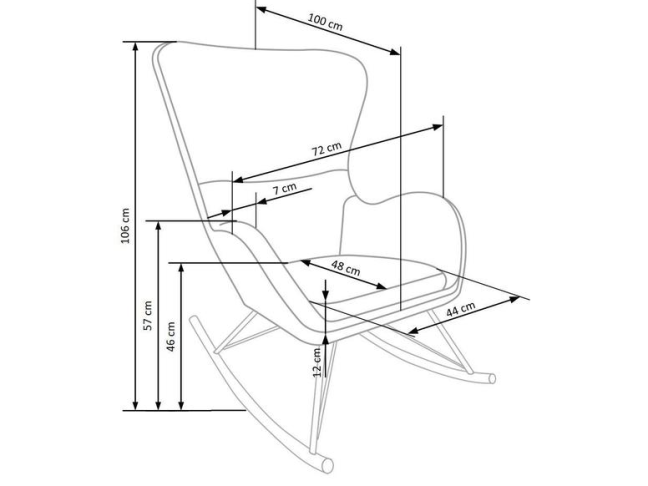 Supamas krėslas LIBERTO 11