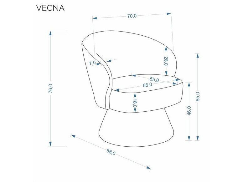 Sukamas fotelis VECNA 2 Sukamas fotelis VECNA 2