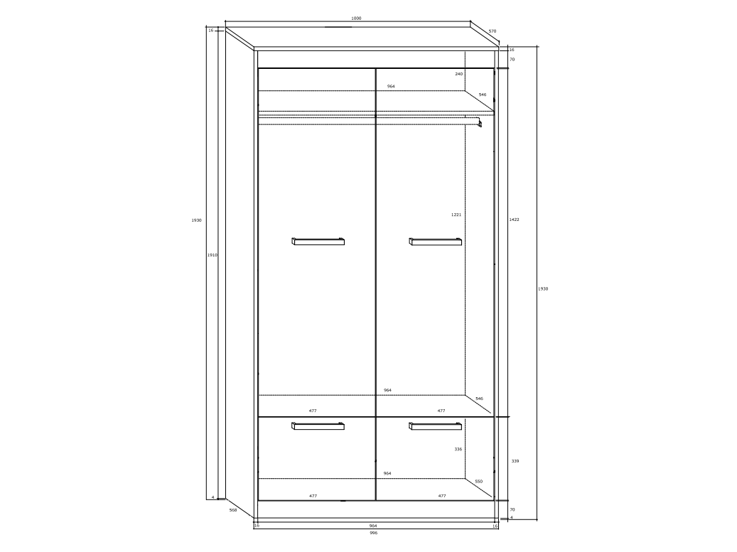 Svetainės baldų komplektas MAXIMUS 4 1