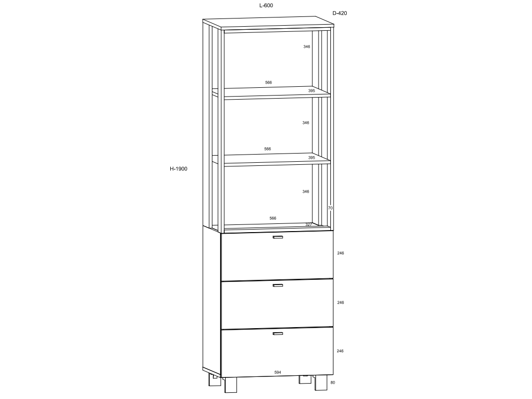 Svetainės baldų komplektas VEGAS 3 4 Svetainės baldų komplektas VEGAS 3 4