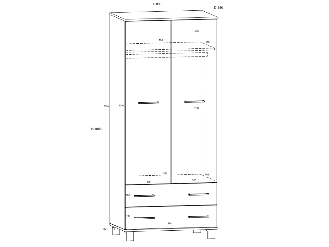 Svetainės baldų komplektas COOL 5 1