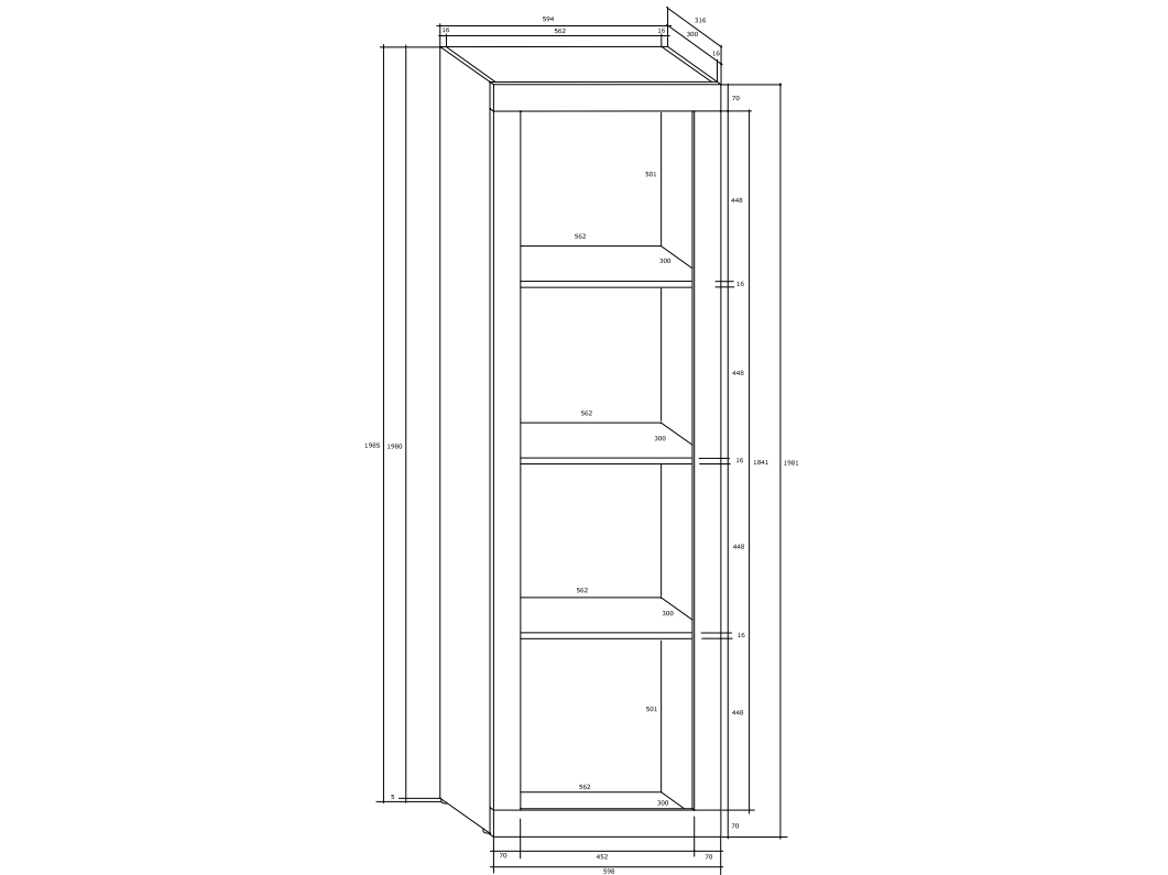Svetainės baldų komplektas VERIN 6 1