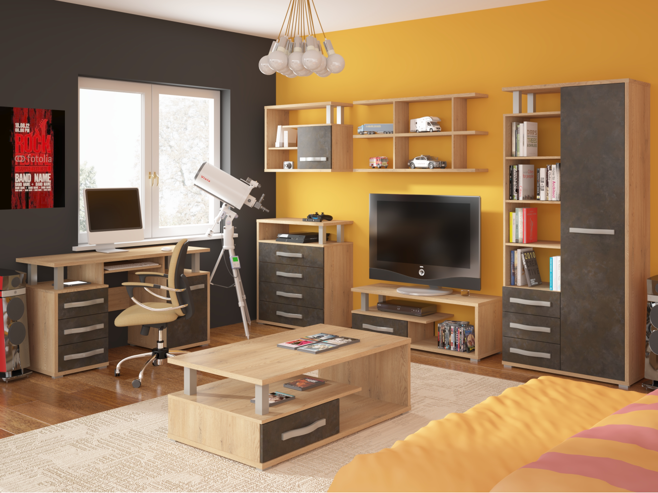 Svetainės baldų komplektas ANGEL 3 Svetainės baldų komplektas ANGEL 3