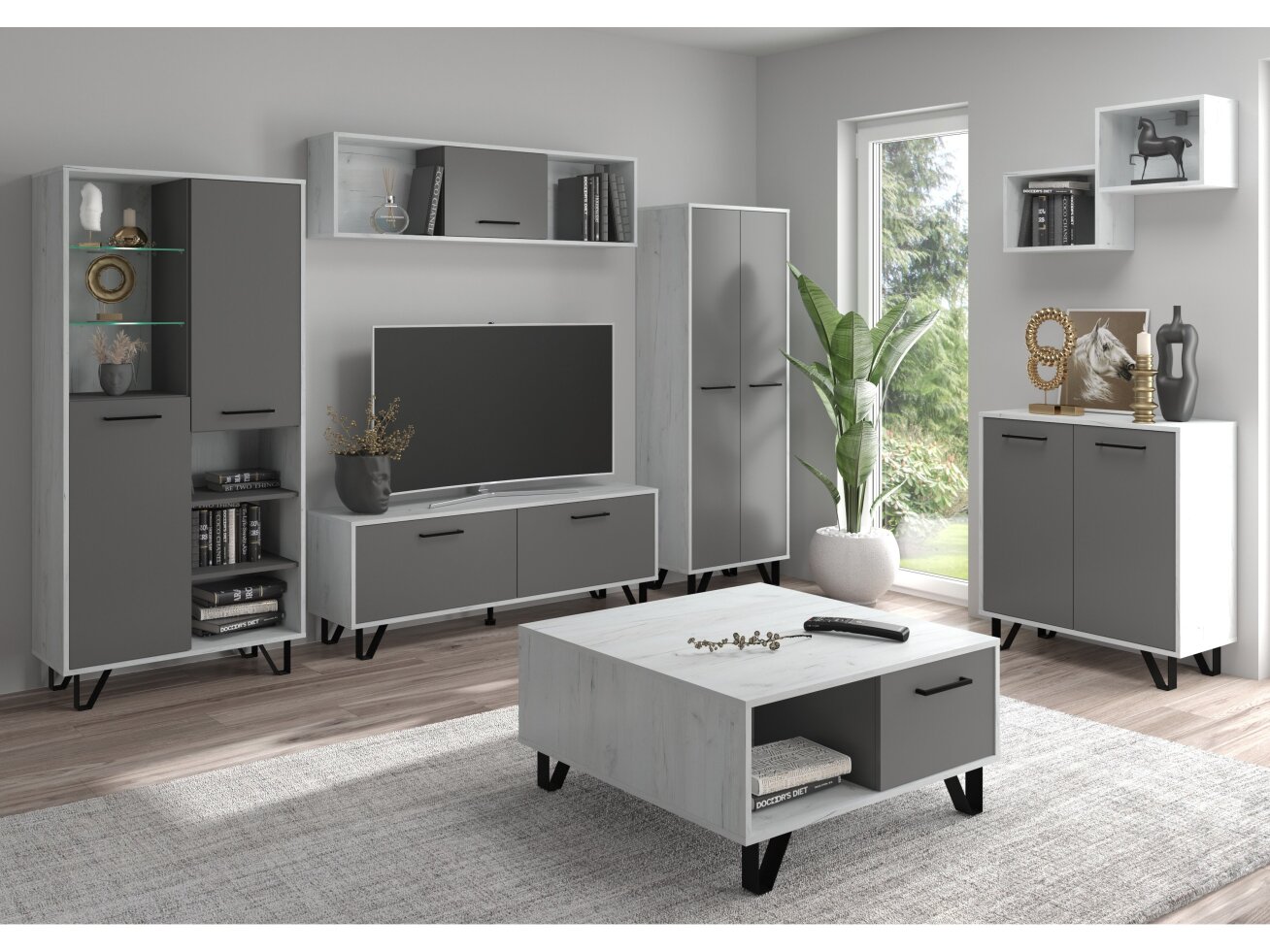 Svetainės baldų komplektas BOSS 1