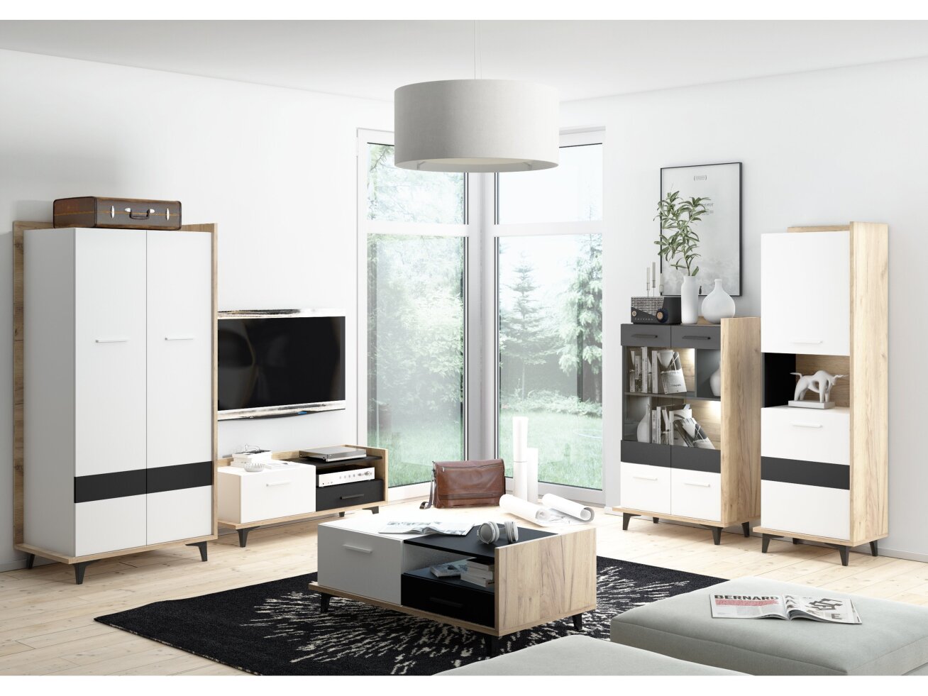 Svetainės baldų komplektas BOX 5 Svetainės baldų komplektas BOX 5