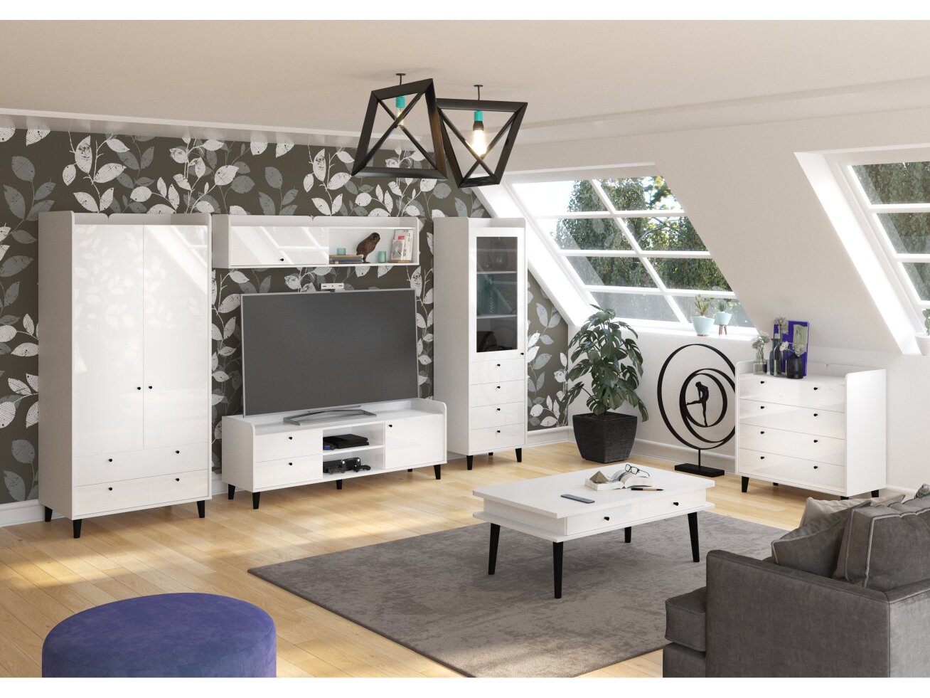 Svetainės baldų komplektas DOLCE 2