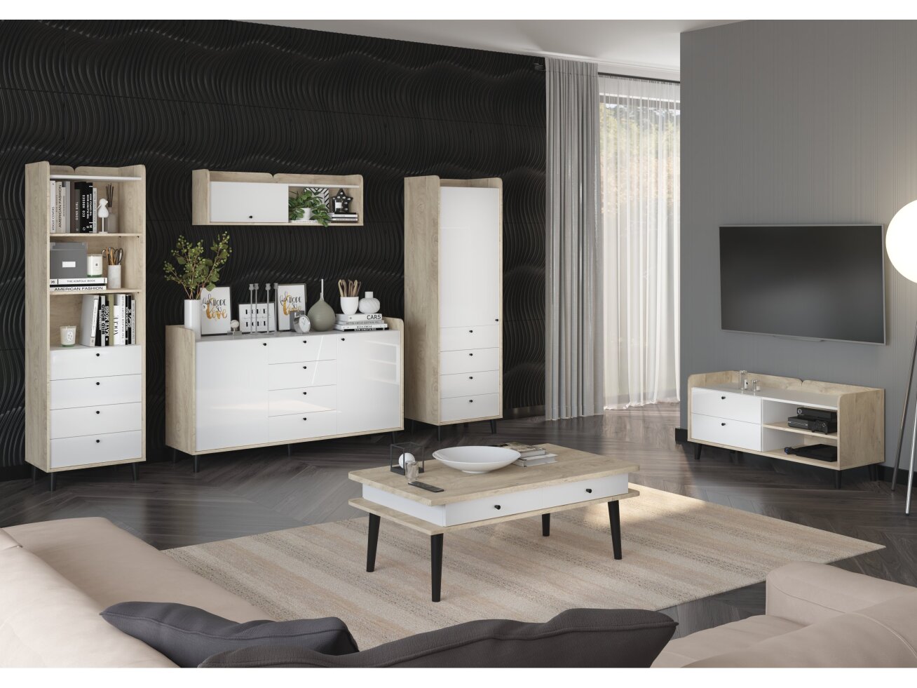 Svetainės baldų komplektas DOLCE 3