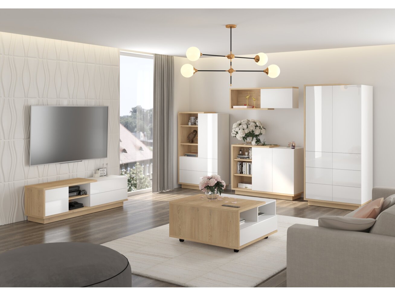 Svetainės baldų komplektas HYBRID 5