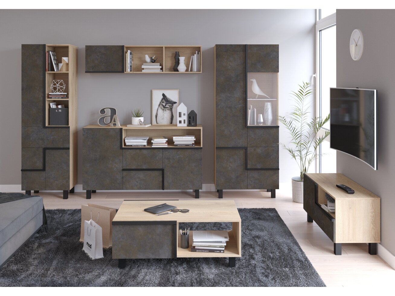 Svetainės baldų komplektas LARS 4 Svetainės baldų komplektas LARS 4