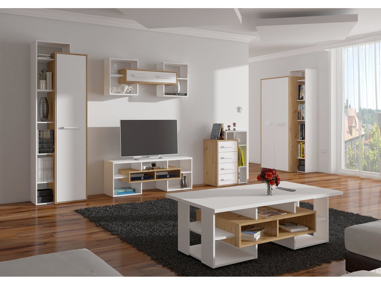 Svetainės baldų komplektas RIO 2