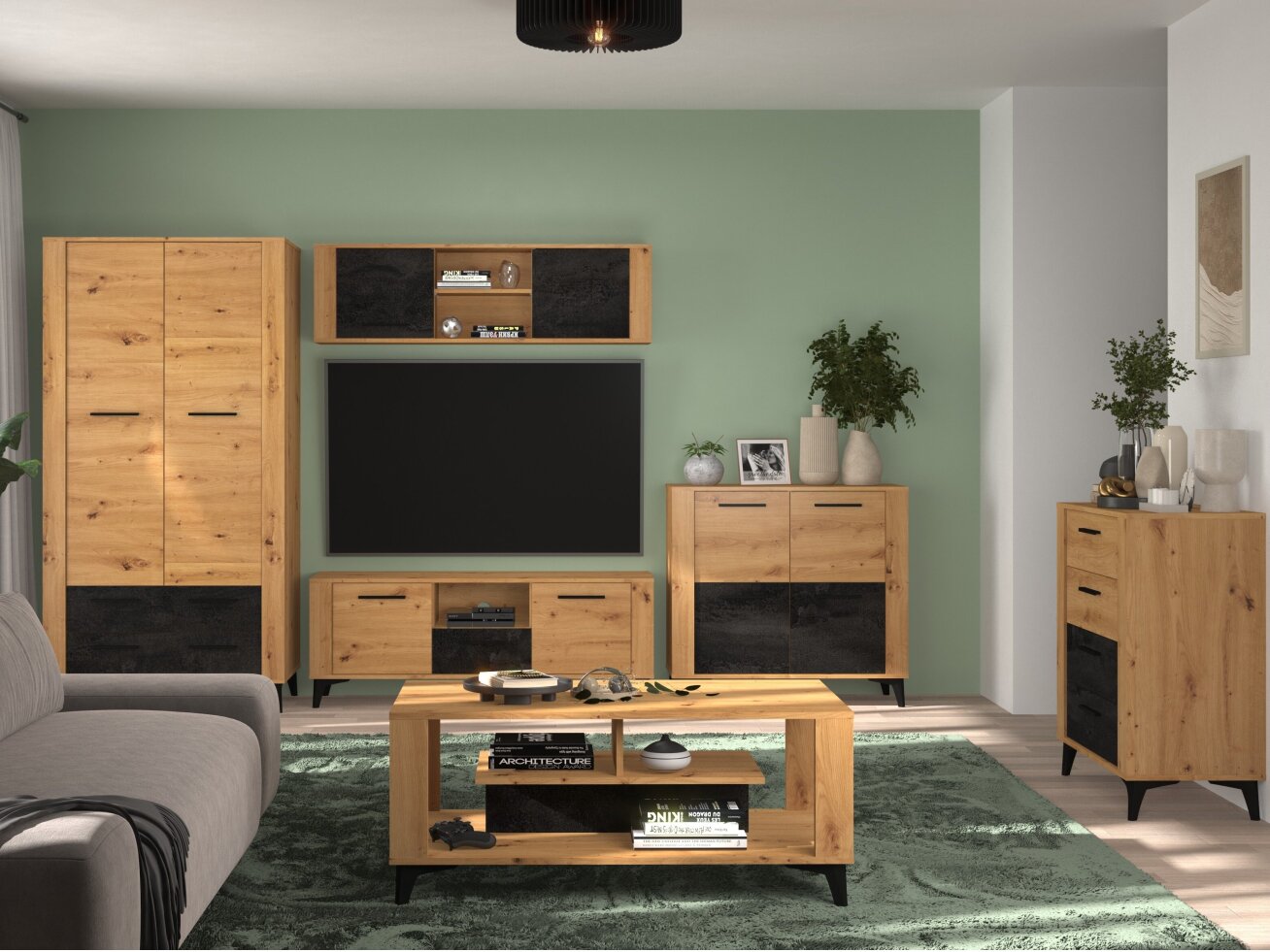 Svetainės baldų komplektas SIGMA 3 Svetainės baldų komplektas SIGMA 3