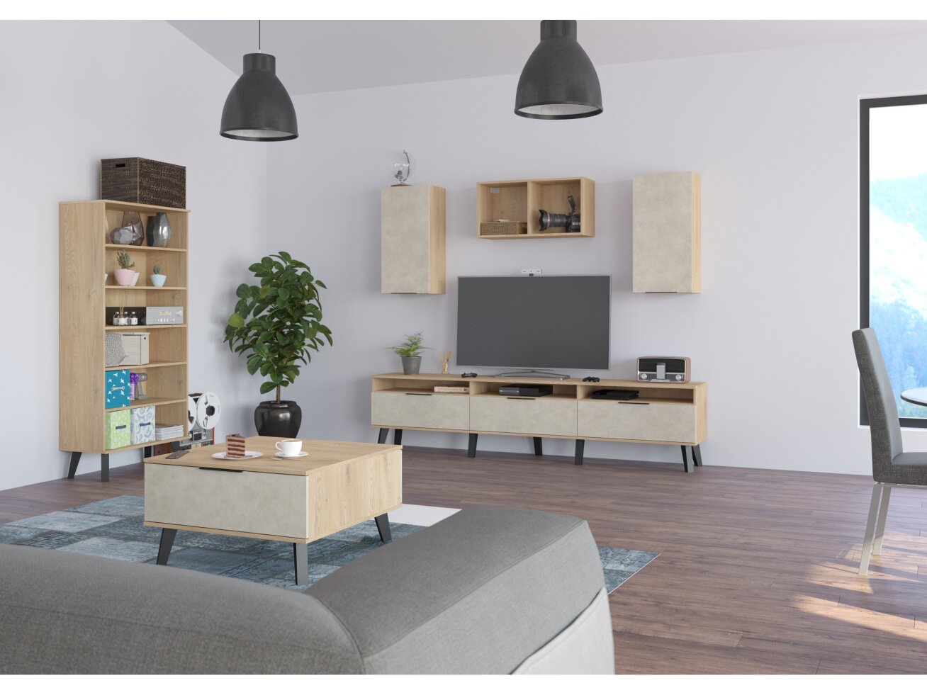 Svetainės baldų komplektas SVEN 5 Svetainės baldų komplektas SVEN 5