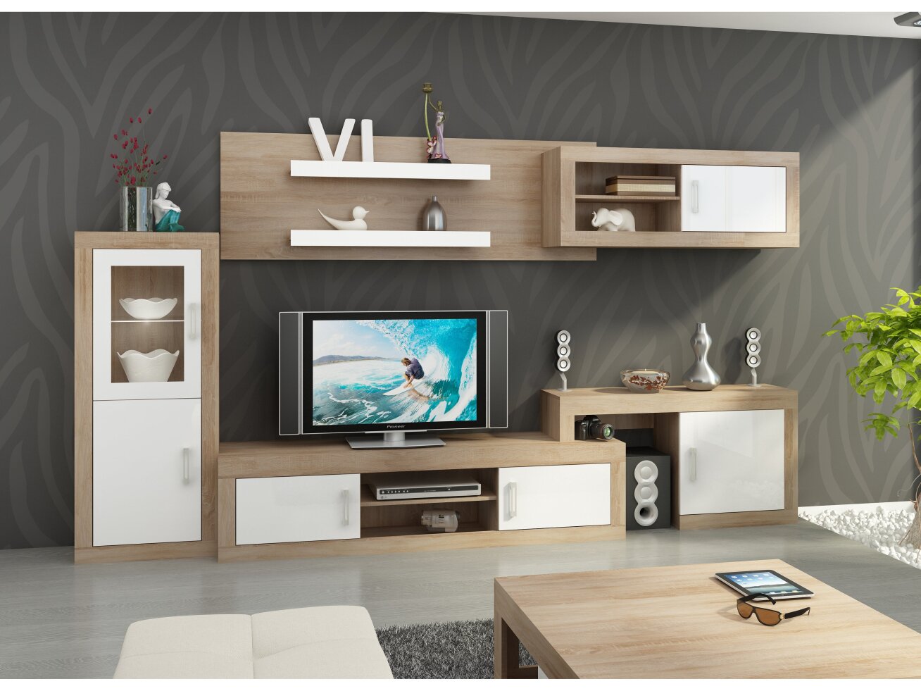 Svetainės baldų komplektas VERIN 6 Svetainės baldų komplektas VERIN 6