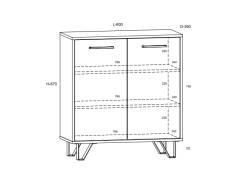 Svetainės baldų komplektas BOSS 1