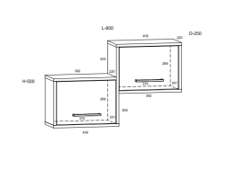 Svetainės baldų komplektas BOSS 5