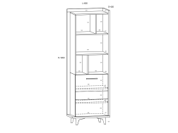 Svetainės baldų komplektas BOX 1