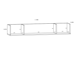 Svetainės baldų komplektas COOL 1