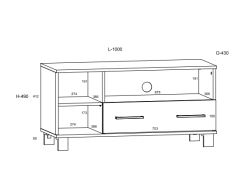 Svetainės baldų komplektas COOL 1