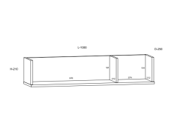 Svetainės baldų komplektas COOL 3