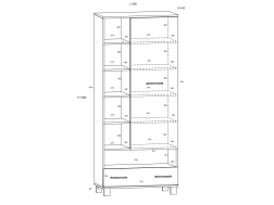 Svetainės baldų komplektas COOL 4