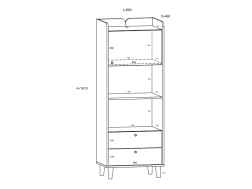 Svetainės baldų komplektas DOLCE 1