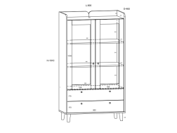 Svetainės baldų komplektas DOLCE 7