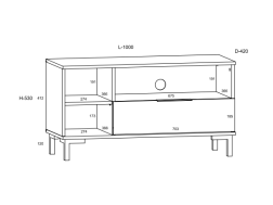 Svetainės baldų komplektas FRESH 1