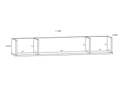 Svetainės baldų komplektas FRESH 2