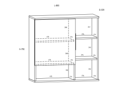Svetainės baldų komplektas FRESH 4