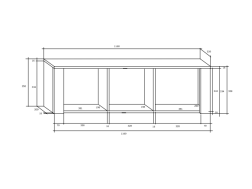 Svetainės baldų komplektas HUGO 4