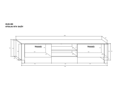 Svetainės baldų komplektas HUGO 4