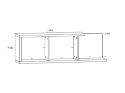 Svetainės baldų komplektas HYBRID 1