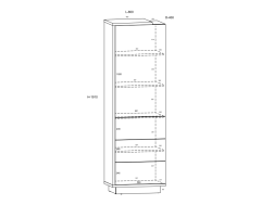 Svetainės baldų komplektas HYBRID 3