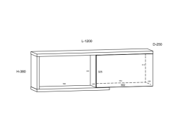 Svetainės baldų komplektas HYBRID 3